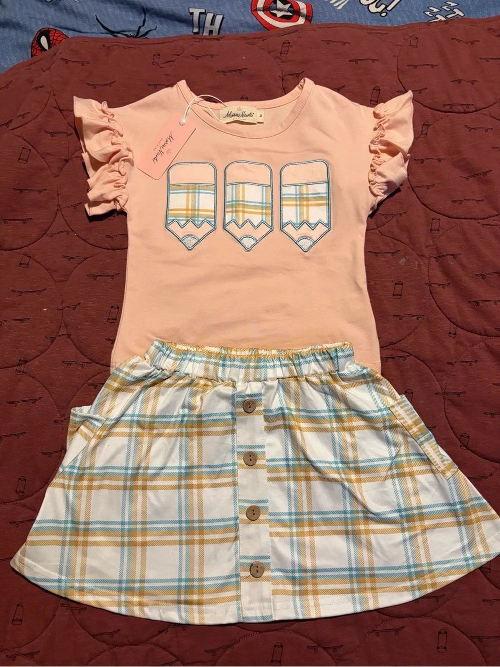 Marie Nicole size M (3/4t) brand new school outfit